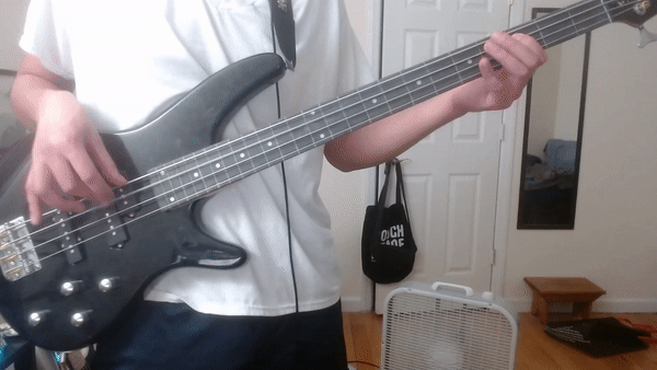 me playing the bass