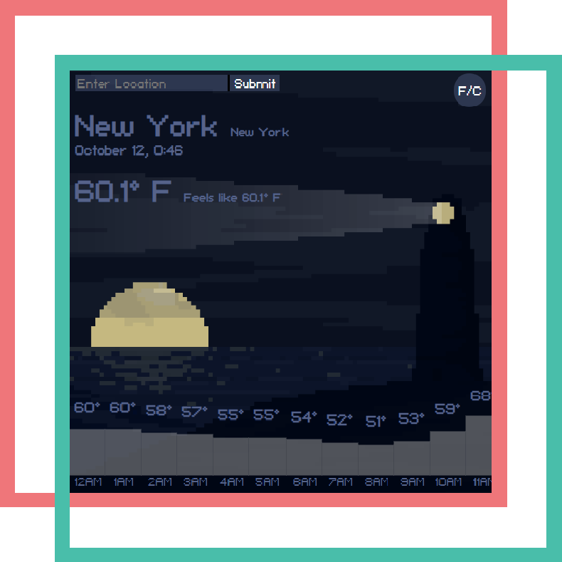 pixel weather thumbnail